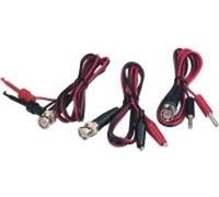 VOLTCRAFT Kit de cordons de mesure BNC 0,80 m Noir, rouge