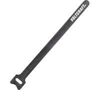 VOLTCRAFT Klett Kabelbinder 200mm Serre-câble auto-agrippant 200 mm (L x l) 200 mm x 12 mm gris fonc