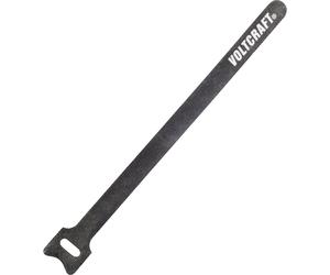 VOLTCRAFT Klett Kabelbinder 200mm Serre-câble auto-agrippant 200 mm (L x l) 200 mm x 12 mm gris foncé
