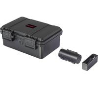 VOLTCRAFT Mallette à batterie/piles outdoor 58x LR6 (AA), LR3 (AAA), LR61 (AAAA), piles boutons (L x l x H) 18.4 x 13.2 x 7.7 cm