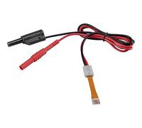 VOLTCRAFT MB-702 Adaptateur de mesure de batterie droit Noir Rouge
