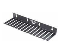 Voltcraft Support pour cordon de mesure ML-1 OR – 14 encoches 73×5,3 mm – 280×85×32 mm – Noir