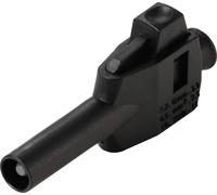 VOLTCRAFT MP-4 Fiche mâle de laboratoire avec bornier mâle, droit Ø de la broche: 4 mm noir Bulk