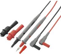 VOLTCRAFT MS-2 Set de cordons de mesure de sécurité Banane mâle 4 mm pointe de test noir, rouge 1 set
