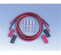 VOLTCRAFT MS 4041/2*1 Set de cordons de mesure Banane mâle 4 mm Banane mâle 4 mm 1.00 m noir, rouge 1 set