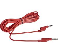 VOLTCRAFT MS5/RT Cordon de mesure Banane mâle 4 mm Banane mâle 4 mm 5.00 m rouge 1 pc(s)