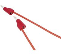 VOLTCRAFT MSB-100 Cordon de mesure Banane mâle 4 mm Banane mâle 4 mm 1.00 m rouge 1 pc(s)