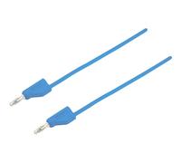 VOLTCRAFT MSB-300 Cordon de mesure[Banane mâle 4 mm -Banane mâle 4 mm ] 0.25 m bleu