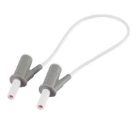 VOLTCRAFT MSB-501 Cordon de mesure de sécurité[Banane mâle 4 mm -Banane mâle 4 mm ] 0.25 m blanc