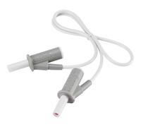 VOLTCRAFT MSB-501 Cordon de mesure de sécurité[Banane mâle 4 mm -Banane mâle 4 mm ] 0.5 m blanc