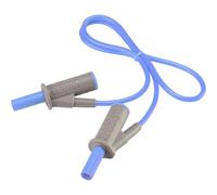 VOLTCRAFT MSB-501 Cordon de mesure de sécurité[Banane mâle 4 mm -Banane mâle 4 mm ] 0.5 m bleu