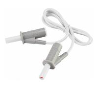 VOLTCRAFT MSB-501 Cordon de mesure de sécurité[Banane mâle 4 mm -Banane mâle 4 mm ] 0.75 m blanc