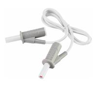 VOLTCRAFT MSB-501 Cordon de mesure de sécurité[Banane mâle 4 mm -Banane mâle 4 mm ] 0.75 m blanc