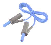 VOLTCRAFT MSB-501 Cordon de mesure de sécurité[Banane mâle 4 mm -Banane mâle 4 mm ] 1 m bleu