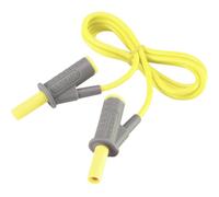 VOLTCRAFT MSB-501 Cordon de mesure de sécurité[Banane mâle 4 mm -Banane mâle 4 mm ] 1 m jaune