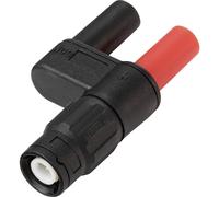VOLTCRAFT MSC-110 Prise adaptateur BNC mâle - femelle 4 mm droit, isolé noir