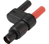 Voltcraft Prise adaptateur BNC MSC-120 femelle - mâle 4 mm droit, isolé noir