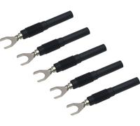 VOLTCRAFT MSK-100 Patin de serrage Banane mâle 4 mm - noir