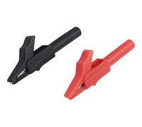 VOLTCRAFT MSK-102 Pince crocodile femelle 4 mm noir, rouge