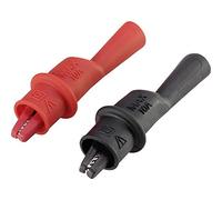 VOLTCRAFT MSK-104 Pince crocodile connecteur mâle 4 mm CAT III 1000 V, CAT IV 600 V noir, rouge