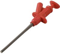 VOLTCRAFT MSK-122 rot Grip-fils à pince de sécurité enfichable 4 mm CAT II 1000 V rouge