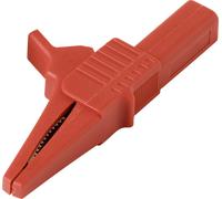 VOLTCRAFT MSK-125 Pince crocodile CAT II 300 V 10 A rouge