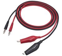 VOLTCRAFT MSL-100 Cordon de mesure mâle 4 mm 1.00 m noir, rouge 1 pc(s)
