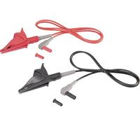 VOLTCRAFT MSL-507 Cordon de mesure mâle 4 mm pince crocodile 1.00 m noir, rouge 1 pc(s)