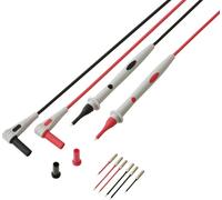 VOLTCRAFT MSL-530 Câble de test enfichable 4 mm pointe de test 1 m Black, rouge 1 paire(s)