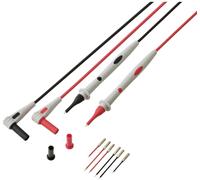 VOLTCRAFT MSL-530 Cordon de mesure enfichable 4 mm pointe de test 1 m noir, rouge 1 paire(s)