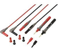 VOLTCRAFT MSL-820 Cordon de mesure mâle 4 mm pointe de test 1.2 m rouge, noir 1 paire(s)