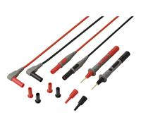 VOLTCRAFT MSL-850 Cordon de mesure mâle 4 mm pointe de test 1.2 m rouge, noir 1
