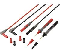 Voltcraft Cordon de mesure MSL-850 4 mm mâle 1,2 m pointe de test Rouge/Noir 1 paire