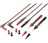 VOLTCRAFT MSL-850 Cordon de mesure mâle 4 mm pointe de test 1.2 m rouge, noir 1 paire(s)