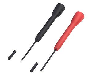 VOLTCRAFT MSS-101 Jeu de pointes de touche MSS-101 femelle 2 mm noir, rouge 1 set