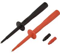 Jeu de pointes de touche de sécurité VOLTCRAFT MSS-110 enfichable 4 mm CAT IV 600 V, CAT III 1000 V rouge, noir 1 set