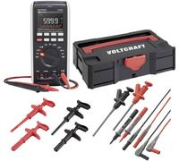 VOLTCRAFT;Multimètre Kit VC-831 avec système T-Loc, pinces de préhension, crochets et accessoires. Kit de câbles