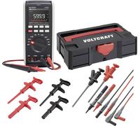 VOLTCRAFT Multimètre Kit VC-831 avec système T-Loc, pinces de préhension, crochets et accessoires. Kit de câbles