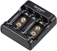 VOLTCRAFT P4-9 Chargeur de piles rondes NiMH LR03 (AAA), LR6 (AA), 6LR61 (9 V)