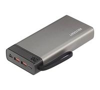 VOLTCRAFT PB-20-PD3.0 Powerbank (Batterie supplémentaire) 20000 mAh Power Delivery 3.0 LiPo Gris-Noir Affichage du stat