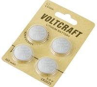 VOLTCRAFT Pile bouton CR 2025 3 V 4 pc(s) 160 mAh lithium LM2025