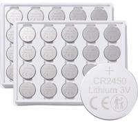 VOLTCRAFT Pile bouton CR 2450 3 V 40 pc(s) 580 mAh lithium CR2450