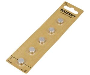VOLTCRAFT Pile bouton LR 44 1.5 V 5 pc(s) 100 mAh alcaline(s) VC-16108015