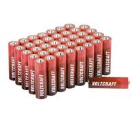 Voltcraft - Pile Lr6 (aa) Industrial Lr6 Alcaline(s) 3000 Mah 1.5 V 40 Pc(s)