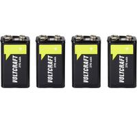 VOLTCRAFT Pile rechargeable 6LR61 (9V) NiMH 270 mAh 8.4 V Prête à l'emploi ! 4 pc(s)