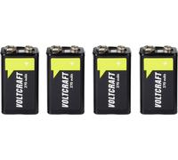 VOLTCRAFT Pile rechargeable 6LR61 (9V) NiMH 270 mAh 8.4 V Prête à lemploi ! 4 pc(s)