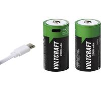 VOLTCRAFT Pile rechargeable LR14 (C) Li-Ion 2500 mAh 1.5 V 2 pc(s)