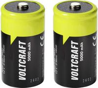 VOLTCRAFT Pile rechargeable LR20 (D) NiMH 5000 mAh 1.2 V 2 pc(s)