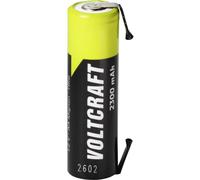 VOLTCRAFT Pile rechargeable LR6 (AA) LR6 (AA) cosses à souder en U, résiste aux courants élevés NiMH 1.2 V 2300 mAh 1 pc(s)