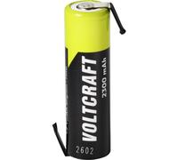 VOLTCRAFT Pile rechargeable LR6 (AA) LR6 (AA) cosses à souder en Z, résiste aux courants élevés NiMH 1.2 V 2300 mAh 1 pc(s)